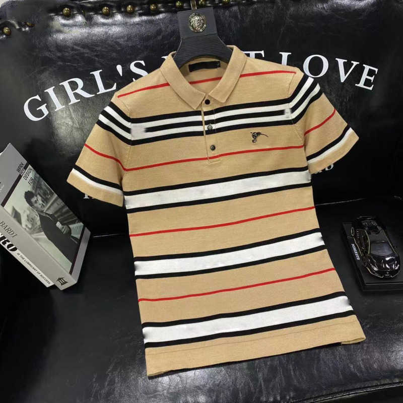 

Burb designer brand t shirt men women casual polo shirt knitted sweatshirt summer short sleeved Tshirt round neck pullover tee war horse embroidery mens Tshirts, No.2