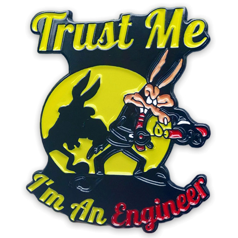 

engineer brooch Cute Anime Movies Games Hard Enamel Pins Collect Metal Cartoon Brooch Backpack Hat Bag Collar Lapel Badge, As picture