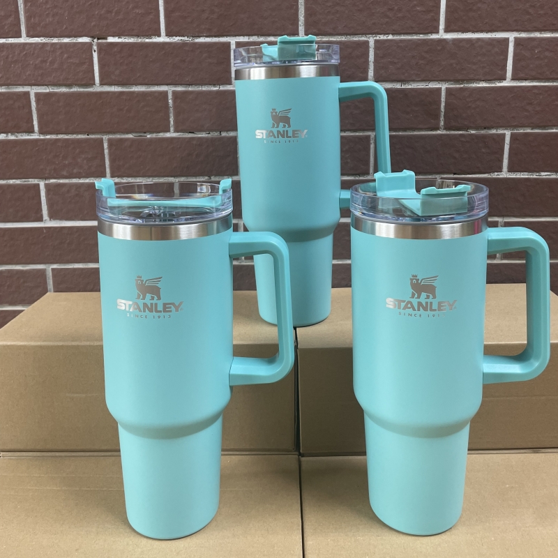 

With Logo Stanley 40oz Cups Mugs Tumbler Cups With Handle Insulated Stainless Steel Tumblers Lids Straws Coffee Termos Cup, Multi-color