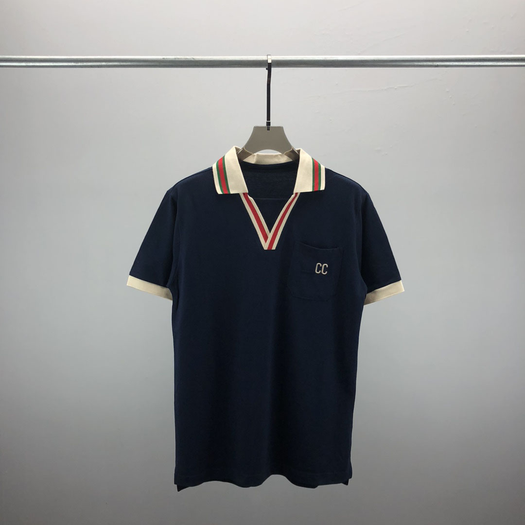 

2New Fashion London England Polos Shirts Mens Designers Polo Shirts High Street Embroidery Printing T shirt Men Summer Cotton Casual T-shirtsQ142