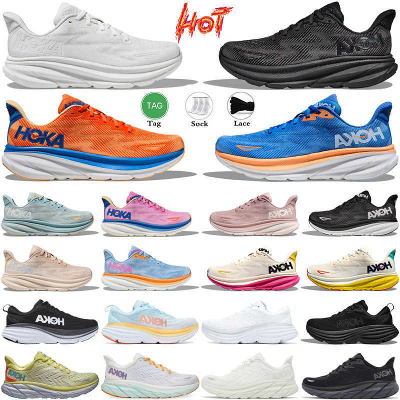 

Outdoor HOKA ONE men running shoes Bondi Clifton 8 Carbon x 2 Amber Yellow Anthracite Castlerock floral triple black white low Women Low Mesh Trainers Sports Sneakers, 28