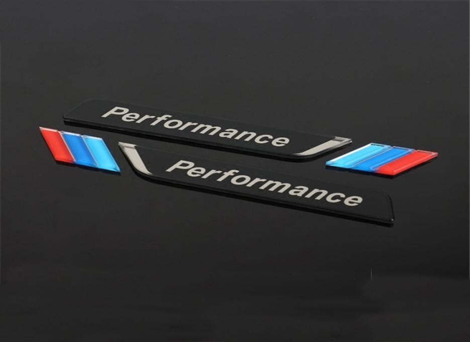 

Bmw Performance M Sport Power Sticker Acrylic Material Tail Trunk Emblem Decal For E46 E39 E60 E36 E90 F30 F20 F10 E30 E34 E38 E535177195, Black
