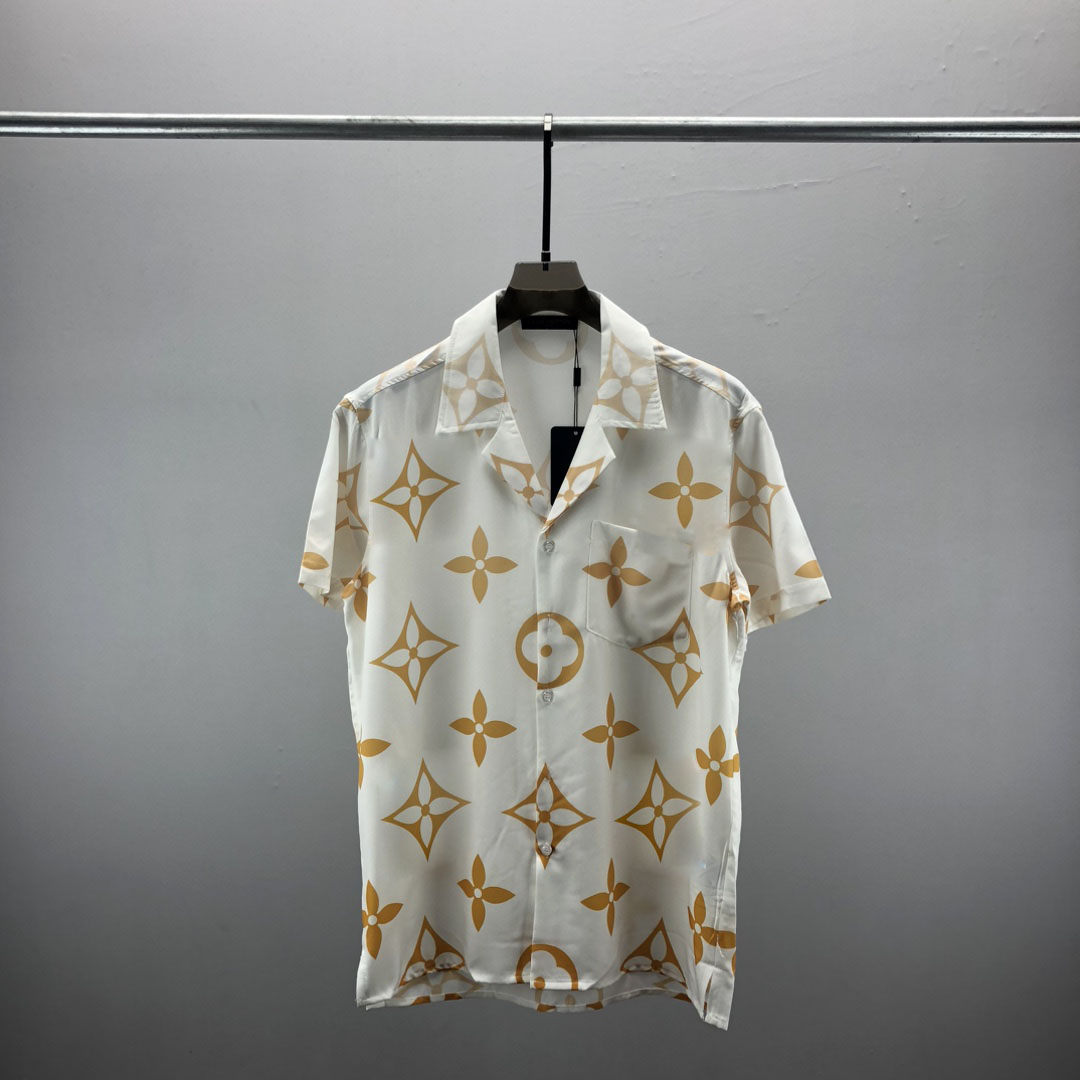 

2Men Designer Shirts Summer Shoort Sleeve Casual Shirts Fashion Loose Polos Beach Style Breathable Tshirts Tees ClothingQ242