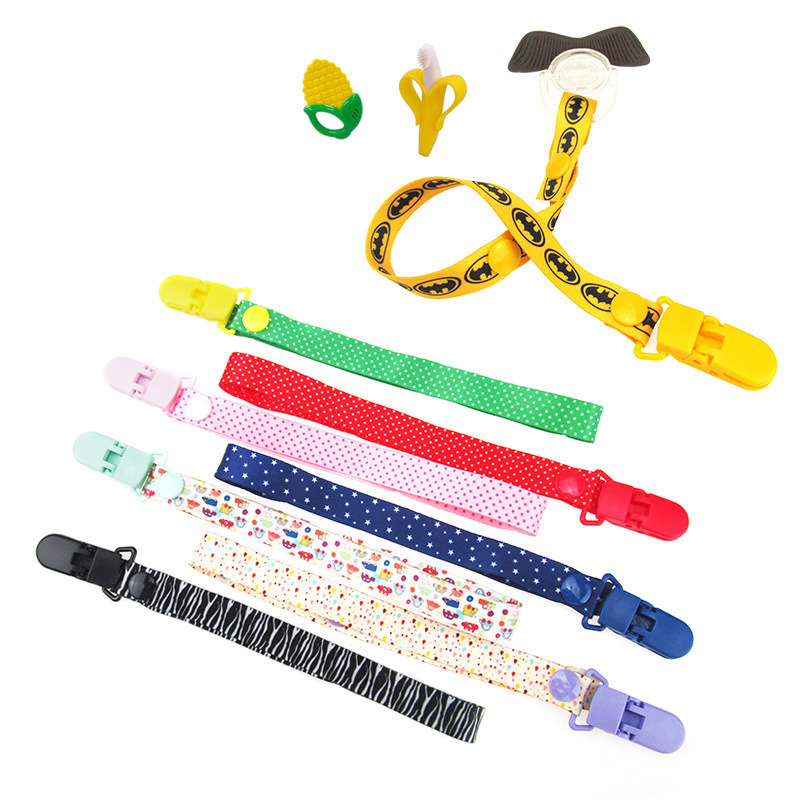 

Baby Pacifier Chain Clip Holder Nursing Teether Dummy Soother Nipple Leash Strap Baby Gift Babe Care