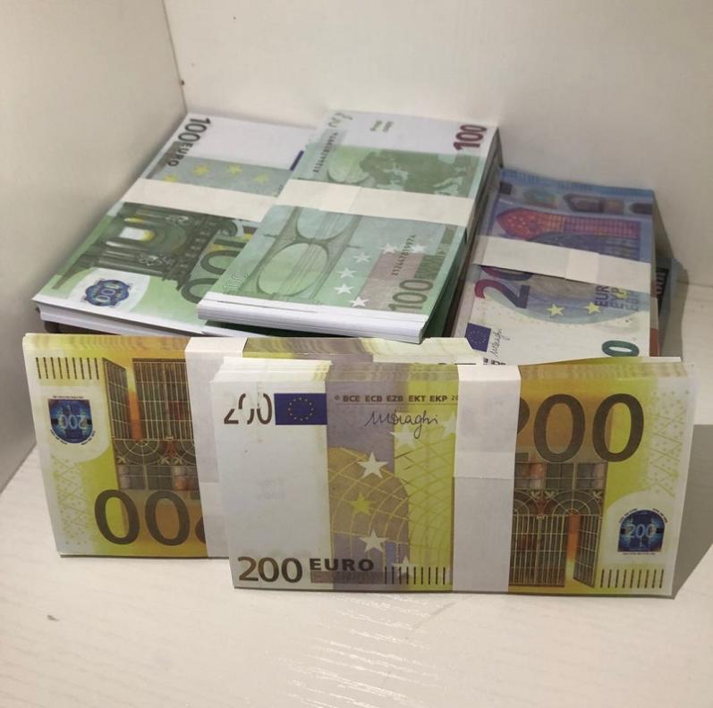 

Top Quality Whole Dollar Note Euro Note Nightclub Bar atmosphere Prop money faux billet fake movie money billet euro play mone6914568