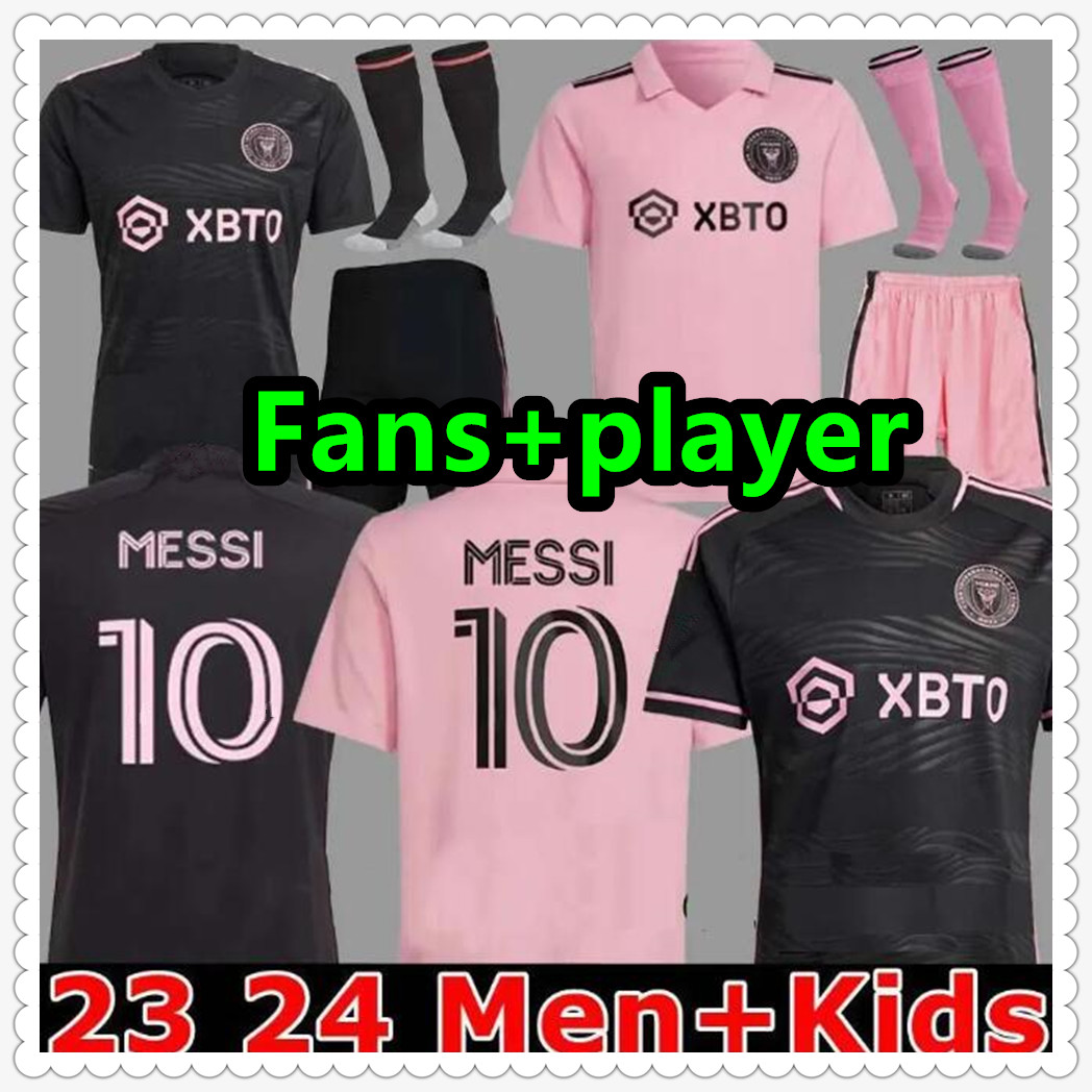 

2023 2024 Inter Miami Soccer Jerseys CF MESSIS Matuidi HIGUAIN CAMPANA YEDLIN BECKHAM MLS 23 24 football men kids Player Fans version shirt kits adult uniform