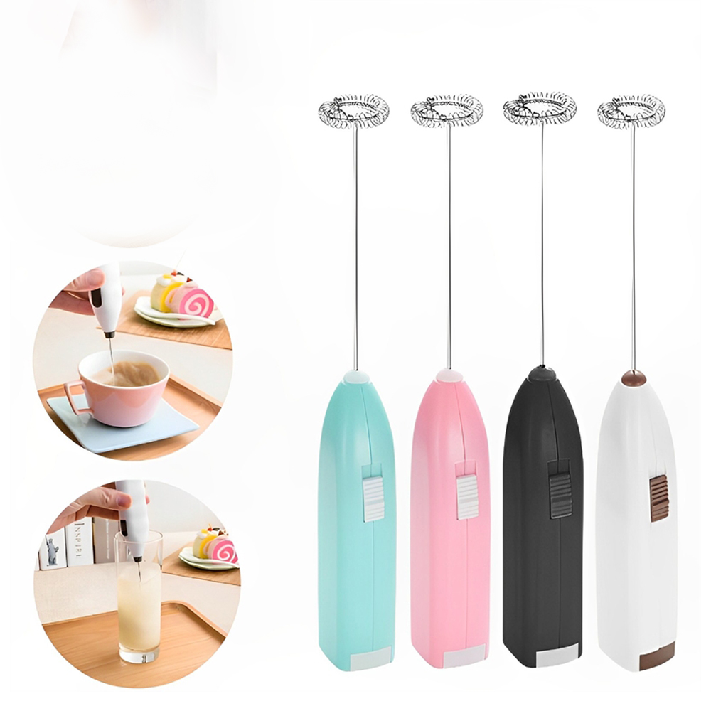 

Mini Electric Milk Foamer Blender Wireless Coffee Whisk Mixer Handheld Egg Beater Cappuccino Frother Mixer Kitchen Whisk