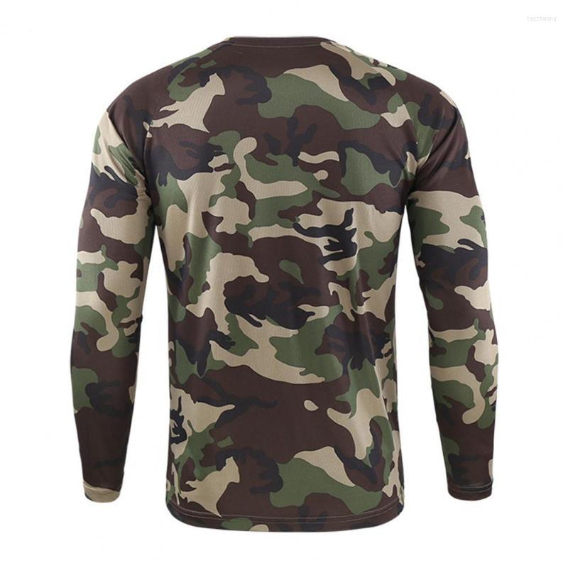 

Men's T Shirts Basic Top Round Neck Pullover Outdoor Sport Elastic Slim Fit Autumn T-shirt, Black