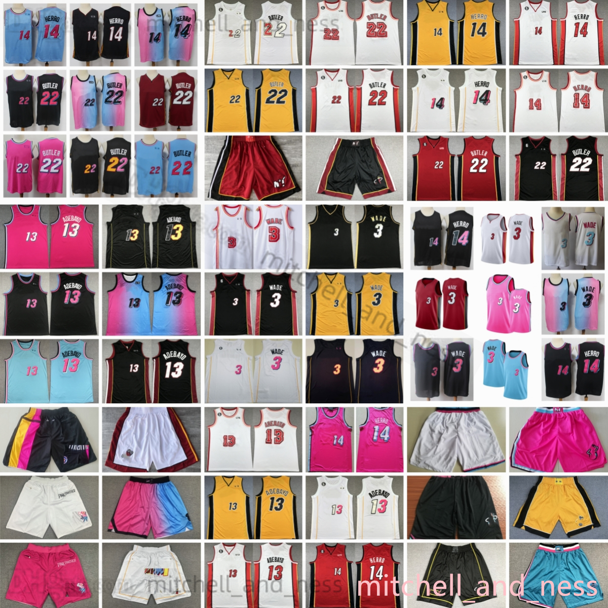 

Jimmy 22 Butler Jersey New City Stitched Basketball Jerseys 14 Tyler Herro 13 Bam Adebayo 10 Tim 3 Dwyane Hardaway 33 Alonzo 6 James Mourning Ray 34 Allen shorts, Stitched jerseys