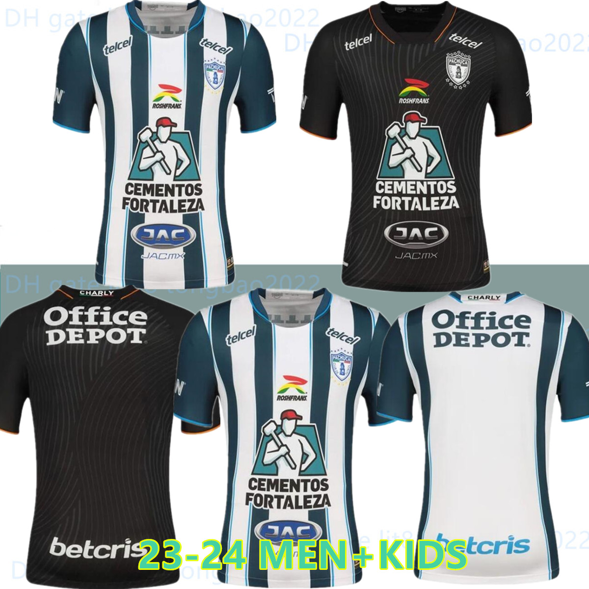 

Liga MX 2023 2024 CF Pachuca Soccer Jerseys POCHO E.SANCHEZ K.ALVAREZ CABRAL home away 3rd 23 24 football shirt 3XL, 23-24 away