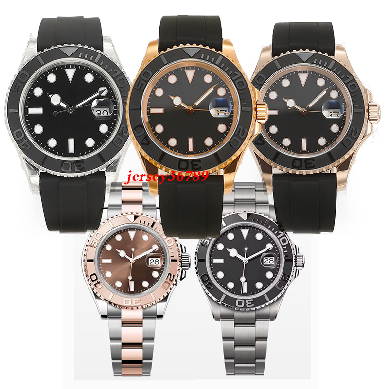

Mens Automatic Mechanical Watch 40mm Black Dial Designer Watches Sapphire Glass Classic Folding Strap Super Luminous Water Resistant Watch montre de luxe jason 007