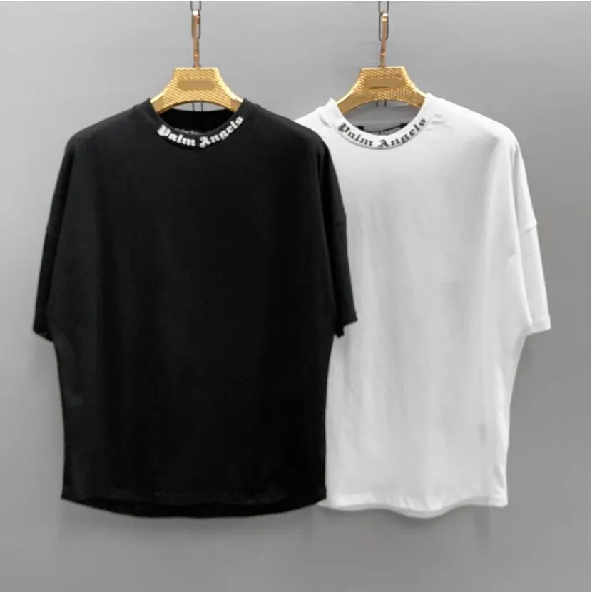

palm angel pa New tops Summer Loose Tees Fashion Casual Shirt Luxurys Clothing Street cute shirts Men Women High Quality Unisex Couple t shirts angels, White