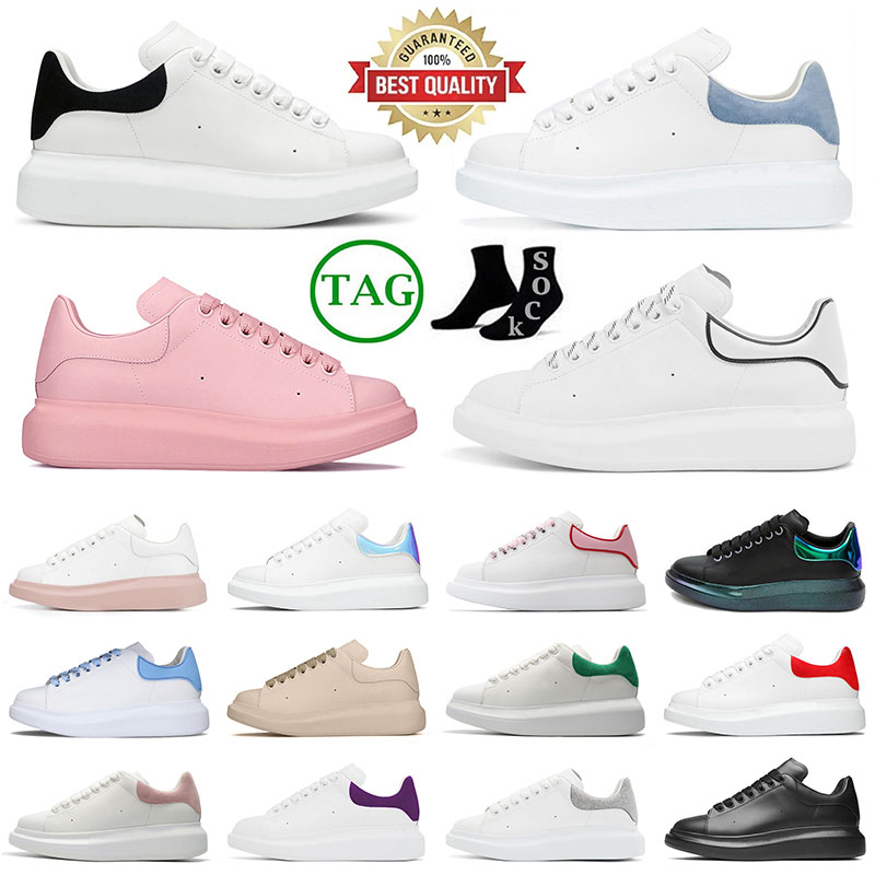 

Designer Woman shoe Leather Lace Up Men alexanders Platform Oversized Sneakers White Black mens womens Luxury velvet suede Casual Shoes mcqueens Espadrilles 36-45, # (4) 36-45