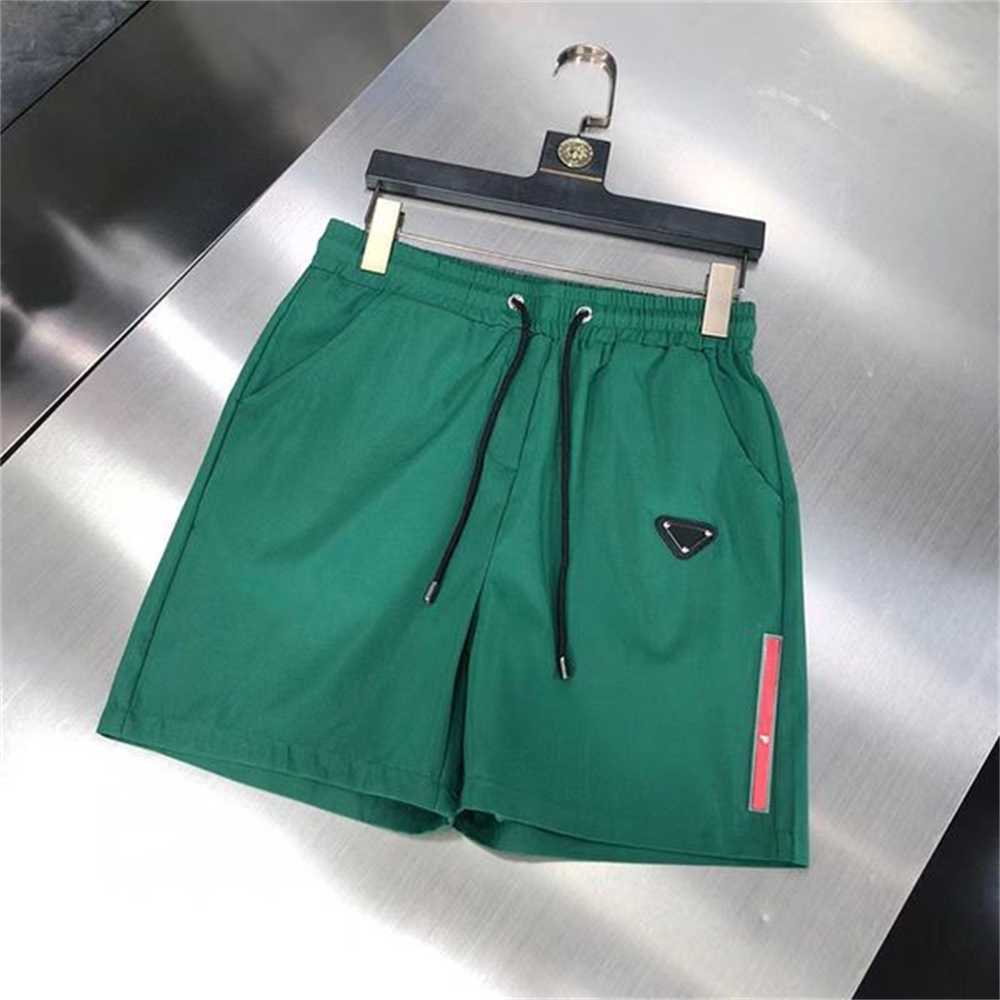 

Mens designer shorts summer fashion casual beach pants Breathable letter Seal black green NI1C