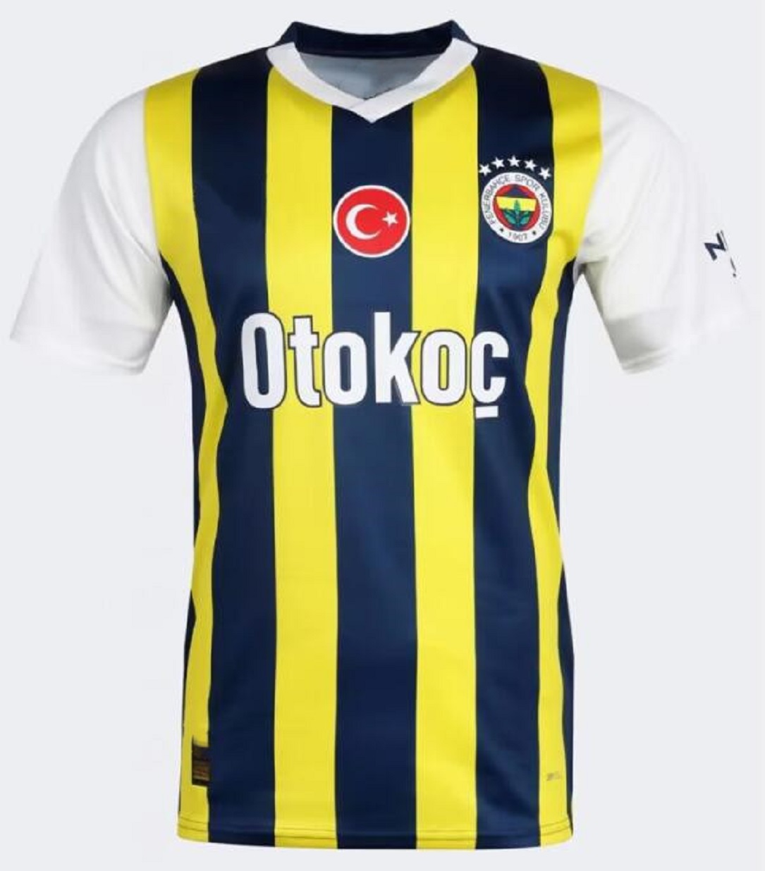 

23 24 Fenerbahce Mens Soccer Jerseys Ozab Tufan Samatta Perotti Home Yellow Away Football Shirt Short Sleeve Uniforms, White