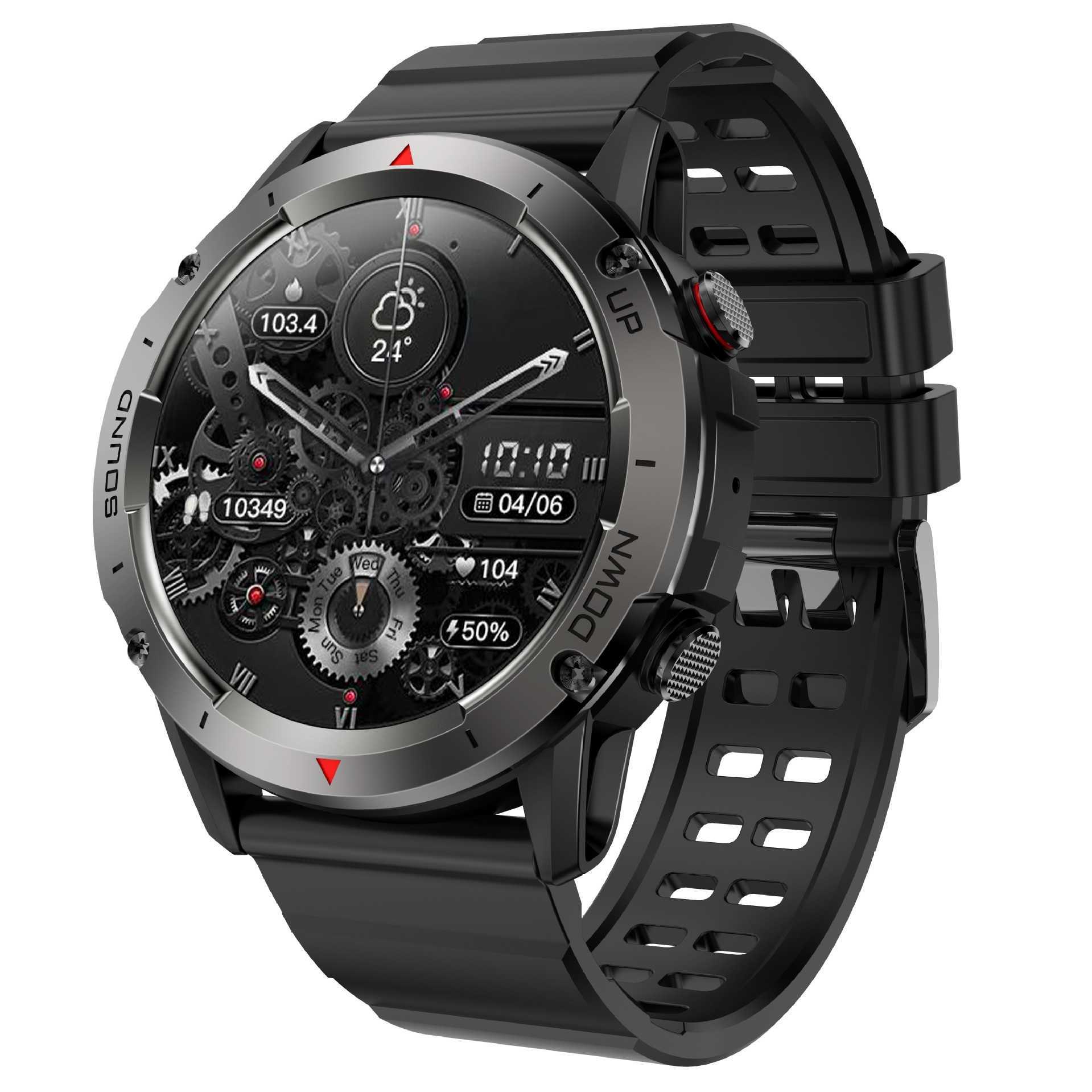 New NX9 Three Defense Sport Bluetooth Call Smart Watch 1.39 Round Screen Ultra Long Standby Six Country Manual-image-948650748