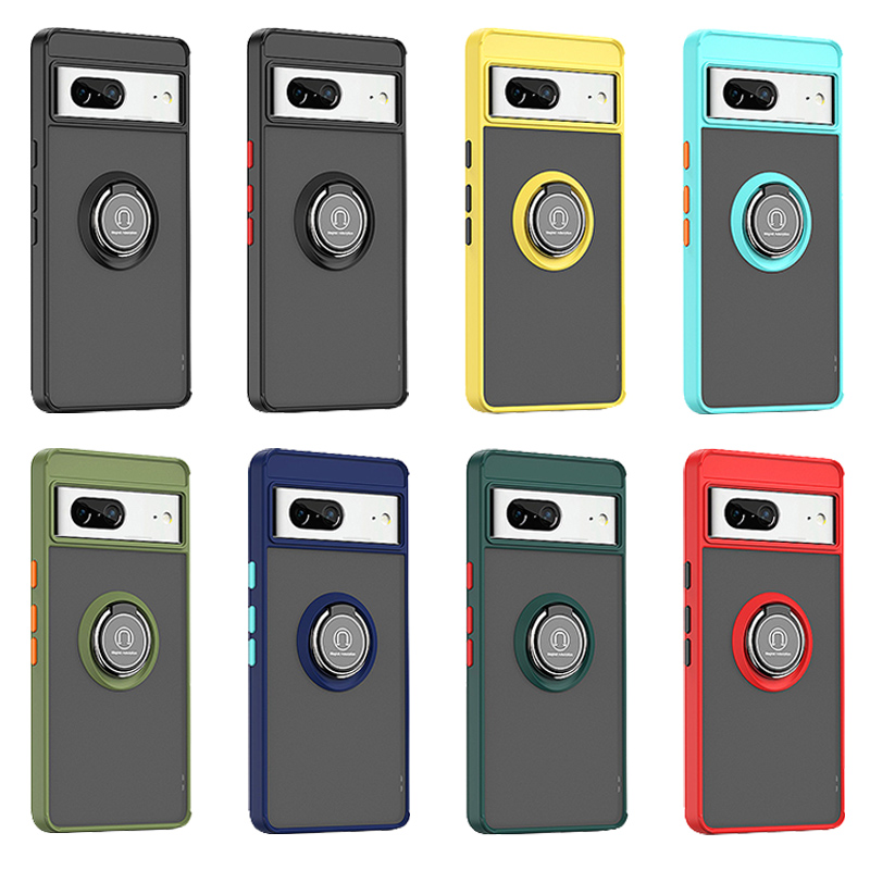 

Matte Shockproof Ring Holder Phone Cases For Vivo Y17 Y19 Y51 Y52 Y55 Y72 Y76 Y91 Y95 Multifunction Magnetic Car Mount Kickstand Cellphone Case Cover, Mixed colors(leave message to us)