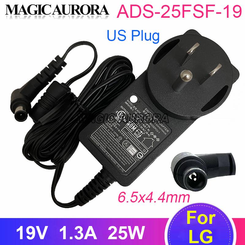 

Chargers 25W ADS25FSF19 19V 1.3A SWITCHING Adapter EAY62768628 19025EPCU1 For LG 22M35D E2442TC E1948S 24MP55HA 22M45 10SM3TB MONITOR