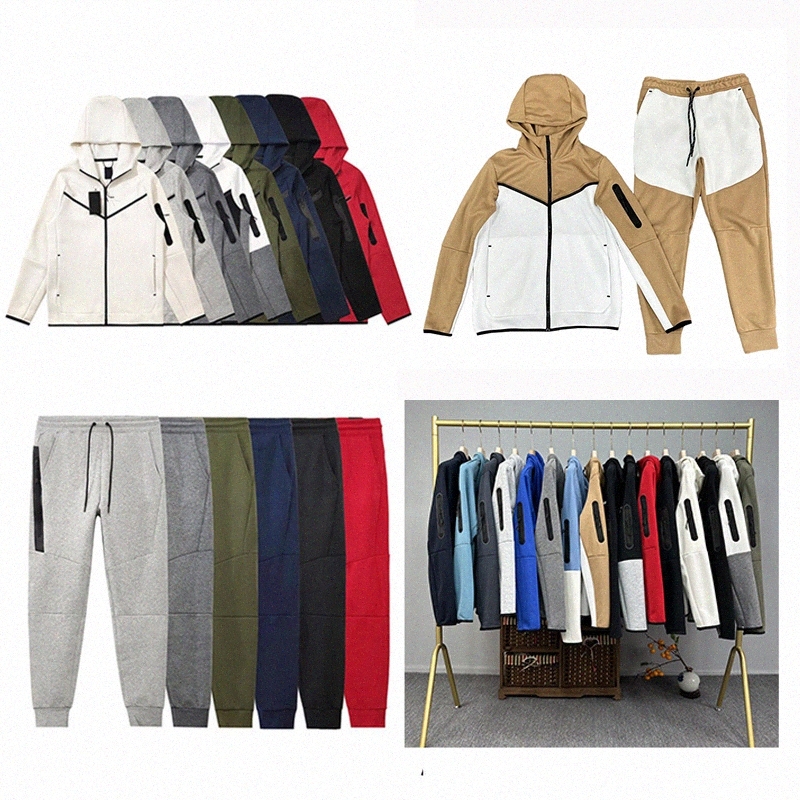 

Mens Sports Tech Fleece Designer Tracksuit Pants Hoodie Men Woman Jogger Techfleece Trousers Tracksuits Bottoms Tech Running Tracksuit Joggers, Hoodie-10
