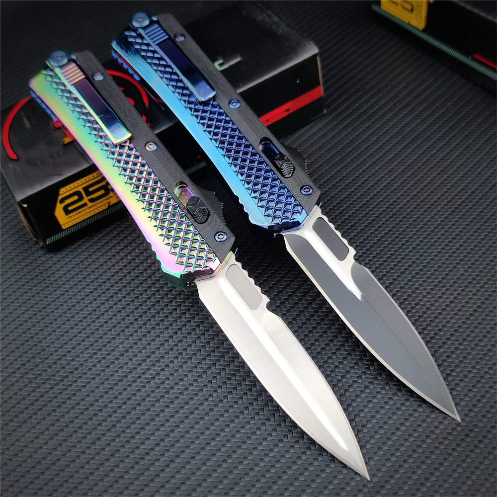 

Mic UT184-10S Glykon AUTO Pocket EDC Knife Double Action Marfione Combat Dragon Auto Pocket Knives EDC Outdoor Survival UT85 UT88 Tools BM 3300 3310 3400