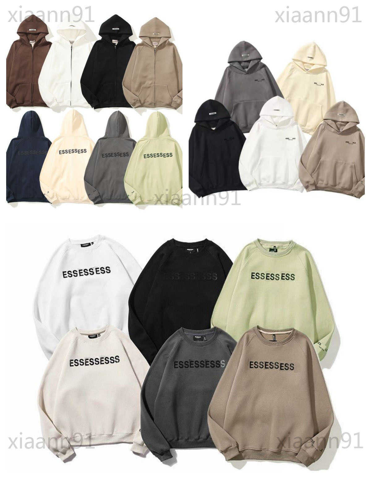 

Designer Fashion Classic essentail hoodie essentialclothing Printed letter pullover Mens Women essent Hoodie Pure Color Long Sleeve Couples sweatshirts
