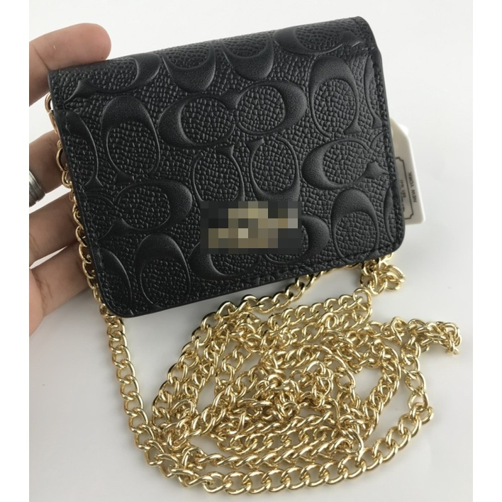 

Mini Casual Chain Wallet 4" (L) x 3" (H) x 1" (W), Coler