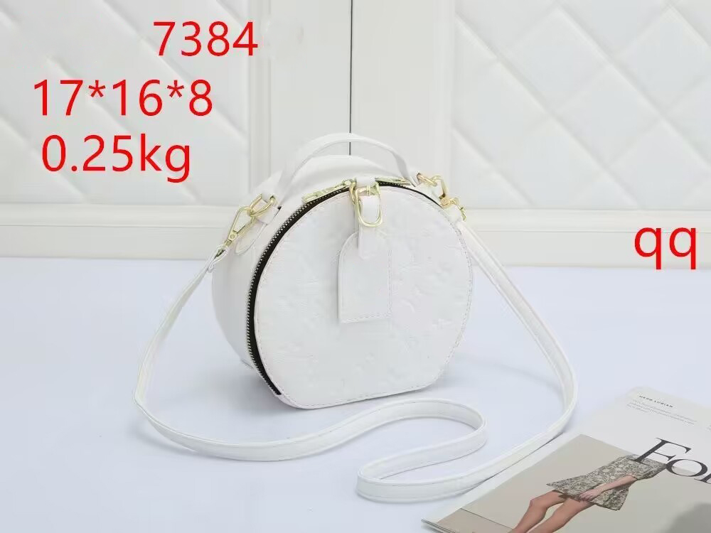 

Women Round bags Boite Chapeau Souple Embossing tote designer Shoulder crossbody bag Fashion lady leather monograms Messenger wallet, Yellow flower