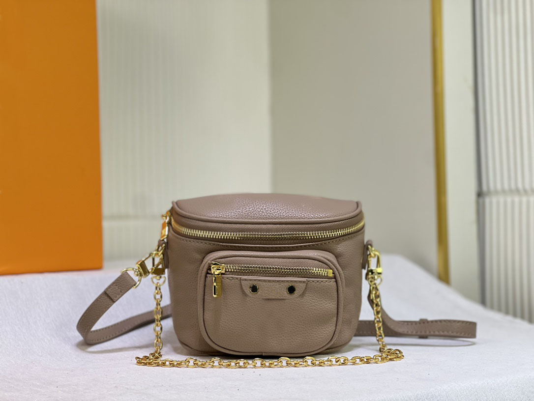 

luxury Bumbag designer Waist Bags Women Mini Chain Bag embossing flower Crossbody Bag Chest Bag Canvas Leather Shoulder Purse designers Handbags Gradient Pouch