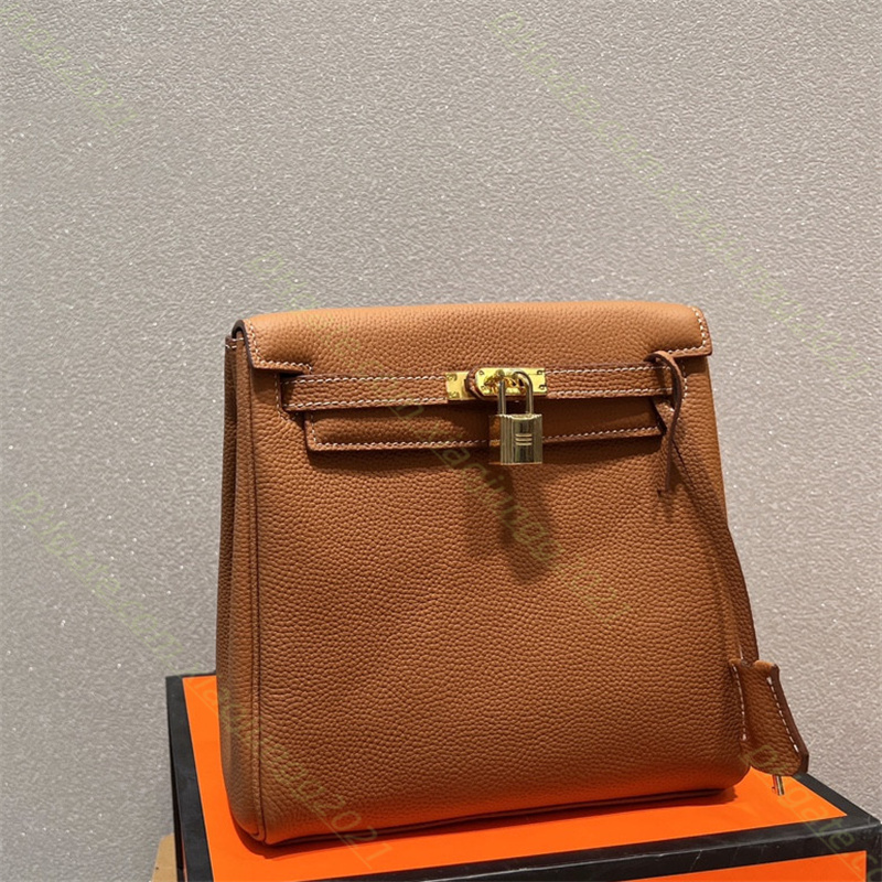 

Designed famous Ladies Backpack Style Woman Shoulders bag Mini Solid color Clutch School Bags Wallet Designer Womens with lock portable Backpacks, Pink