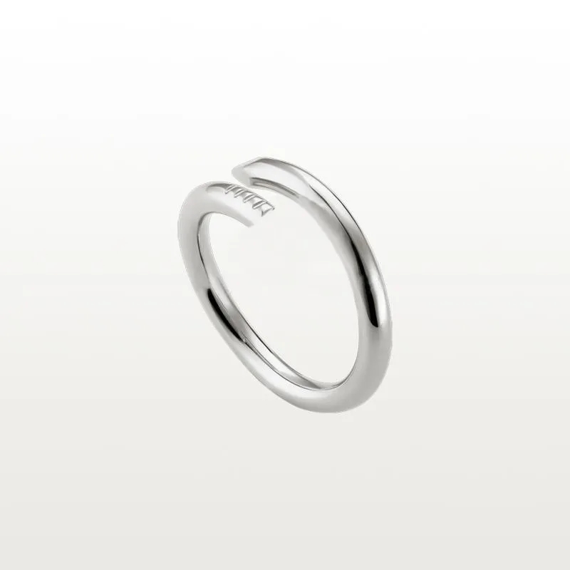 

Desinger Love Ring Woman Band Ring Jewelry Titanium Steel Single Nail European American Fashion Casual Couple Classic Gold Silver Rose Optional Size 5-11