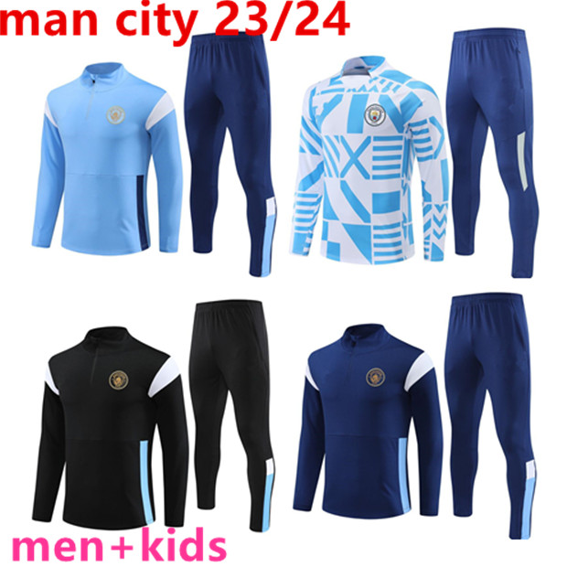 

2023 2024 manchesterS HAALAND SOCCER JERSEYS tracksuit MEN Kids 22 23 24 Man city Long sleeve man Training Suit Sportswear Football Survatment Foot Chandal