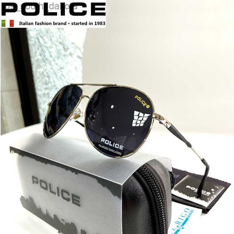 

POLICE Luxury Brand Sunglasses For Men Pilot Polarized Lenses Sun Glass UV400 Outdoor Men's Glasses Des Lunettes De Soleil 178 L230523