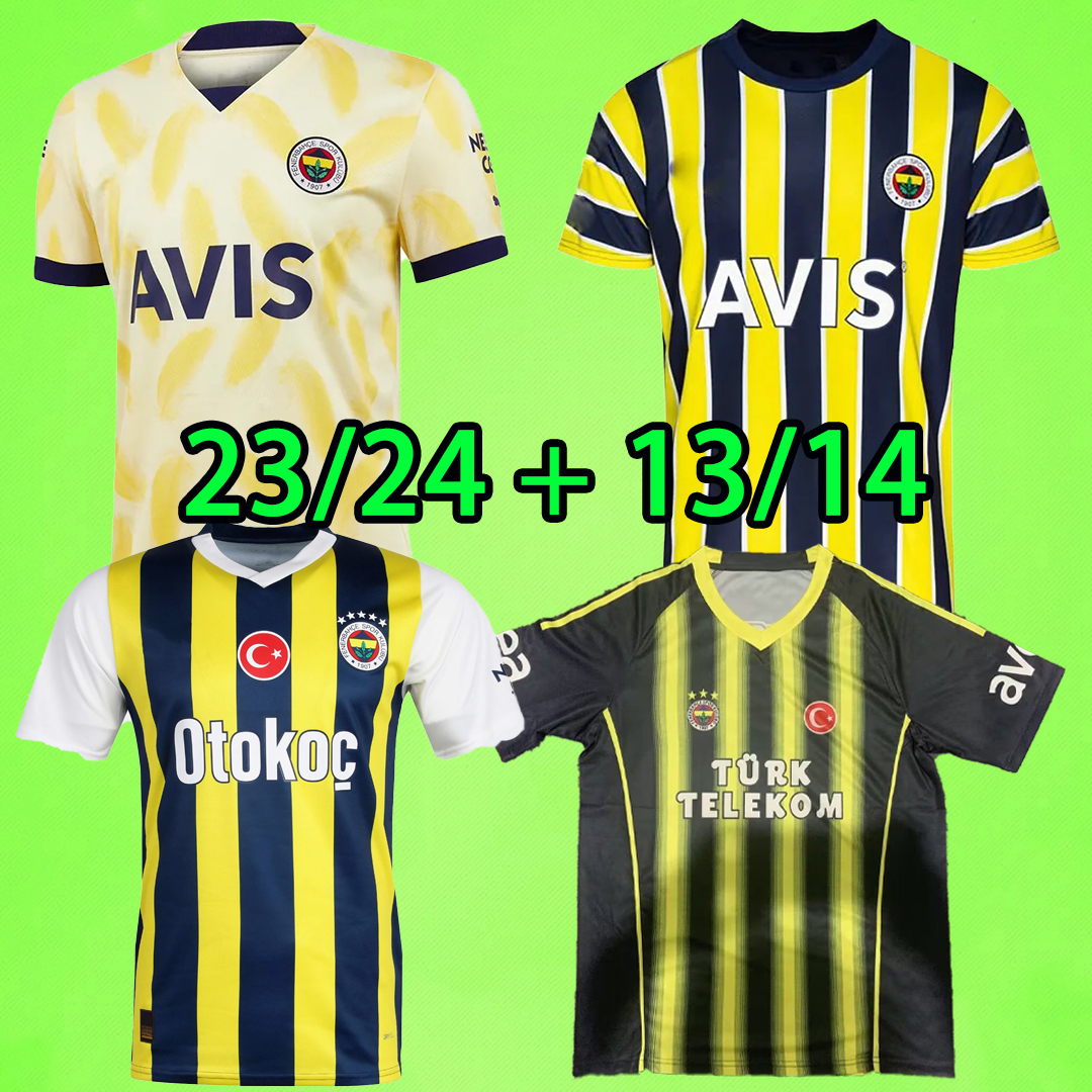 

Fenerbahce 2023 2024 soccer jerseys 2013 2014 SK RETRO Uniforms 22 23 24 Thiam PELKAS Mesut Ozil Ozan Tufan Perotti Samatta 13 14 football shirts Vintage Home Away kids, 22/23 home