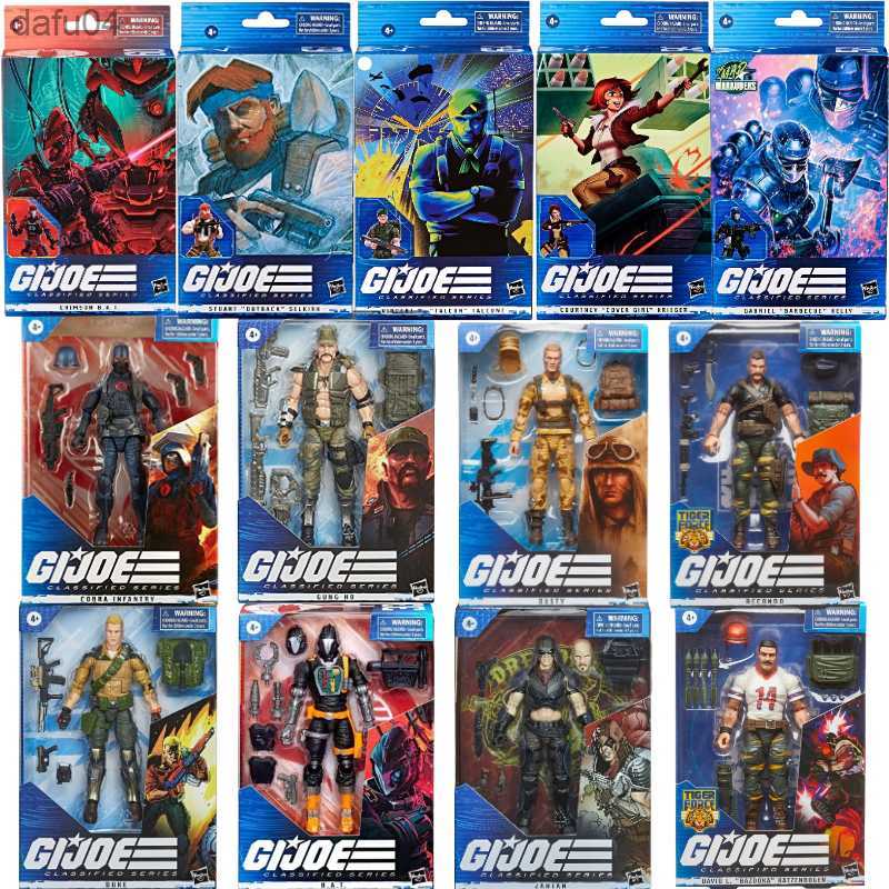 

G.I. Joe GI JOE Classified Series Shipwreck Torpedo Rock N Roll David L Bazooka Action Figure Model Toy Collection Hobby Gift L230522