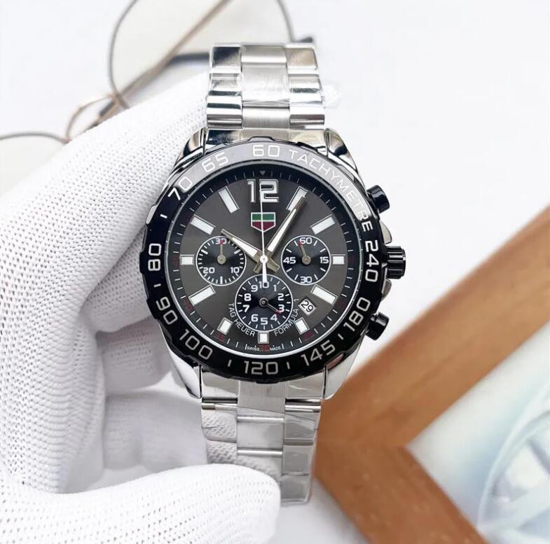 

Designer Men watch business fashion Reloj de lujo stainless steel multi-function quartz watches sports casual military Orologio di lusso Montre luxe123