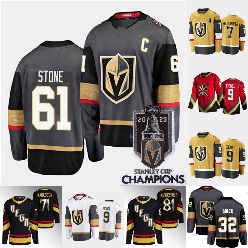 

Vegas Mark Stone Jersey Golden Knight 2023 Stanley Cup Champions Jonathan Marchessault Ivan Barbashev Alec Martinez Jack Eichel Alex Pietrangelo Zach Whitecloud, Mens grey with patch s-xxxl