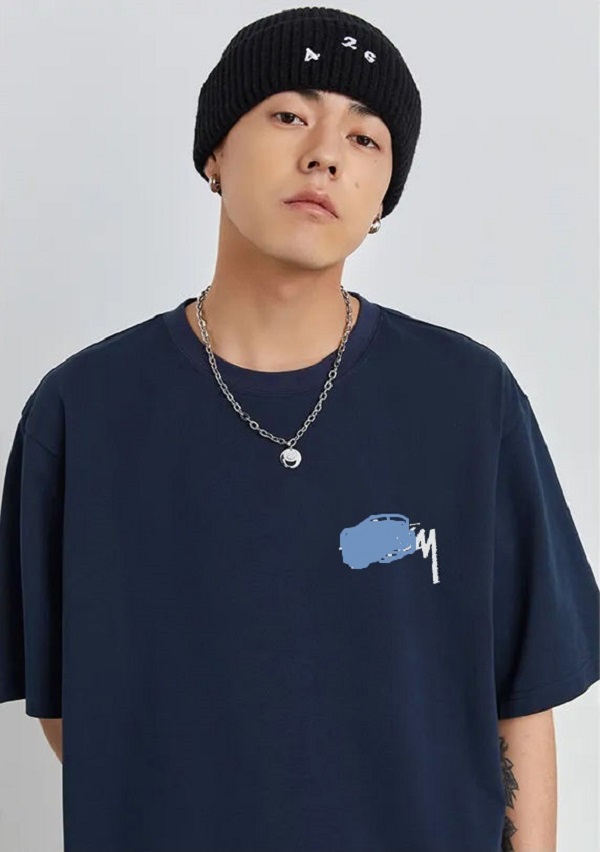 

Shorts sleeved T-shirt Men's American New Summer Student Trend Handsome Pure Cotton T-shirt Design For Men Women