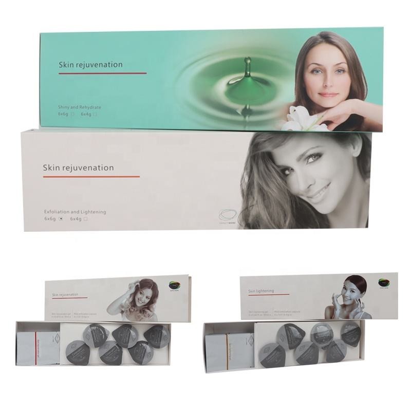 

3 IN 1 CO2 Bubble Oxygen Face Carbon Peeling Beauty Machine Accessories & Parts Bright and Revive Kit Capsugen Capsules and Gel for Facial Skin Rejuvenation Whitening