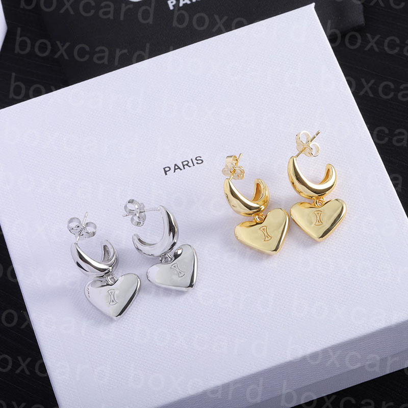 

925 Silver Letters Earrings Charm Retro Designer Studs Women Earrings Jewelry Gift Box Dangler For Valentines Christmas Days