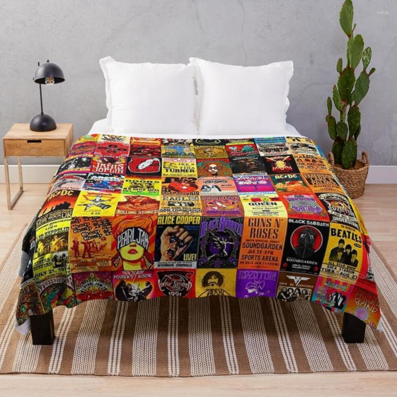 

Blankets Rock Band Music Throw Blanket Valentine Gift Ideas Soft Bed Single Hairy