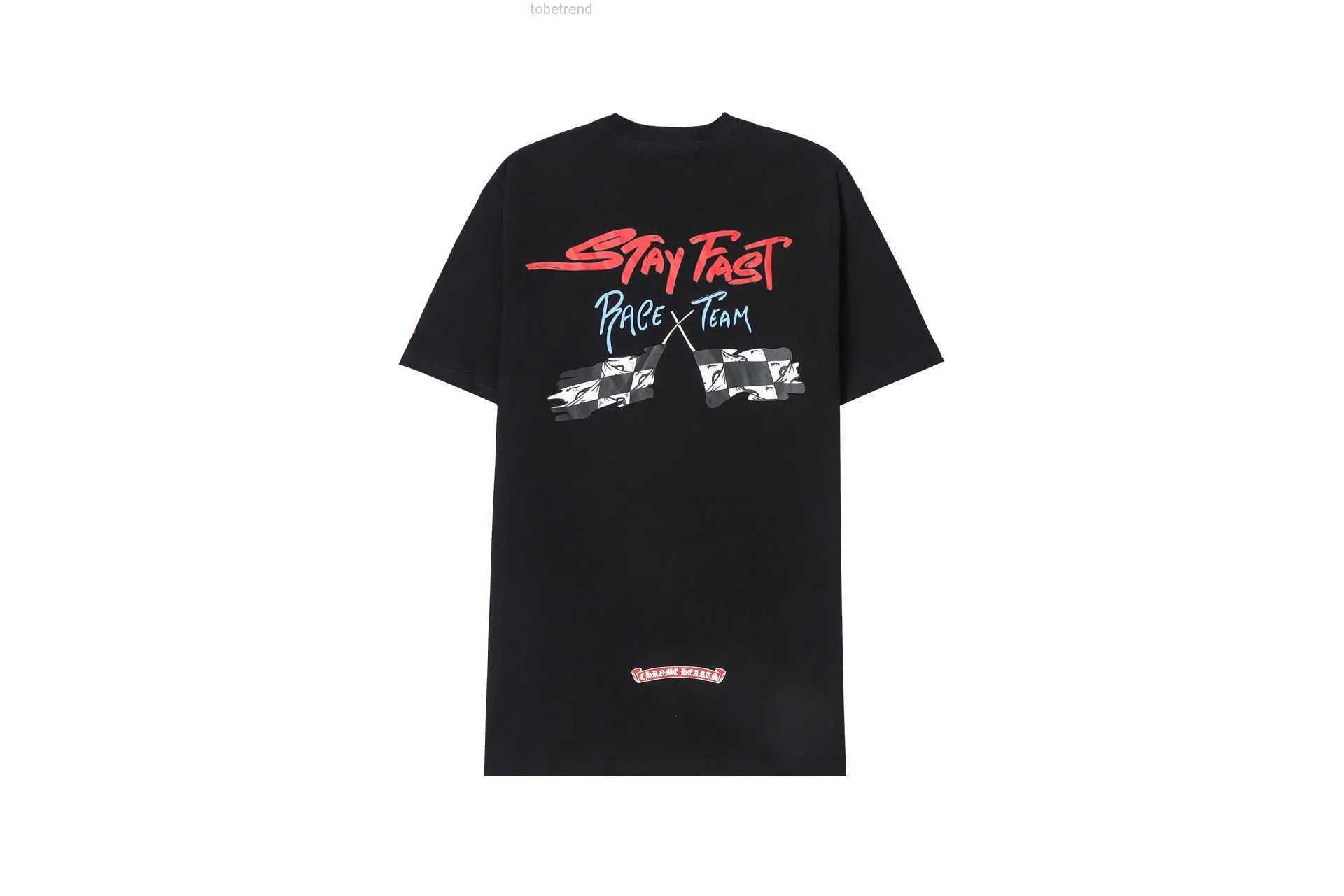 

CH Fashion clothing Designer Tees Luxury Casual Tshirt 2023 Heart Cro MattyBoy New StayFast Racing Series Unisex T-shirt Cotton T-Shirt Tops for sale Chromes, Black
