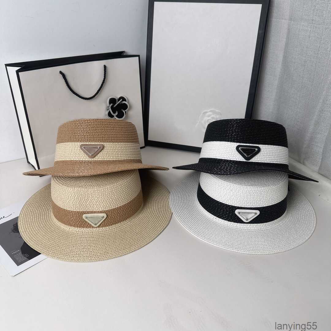 

Straw Hat Wide Brim Hats Summer Beach Vacation hat Straw Hat Fashion Casual Sun Caps