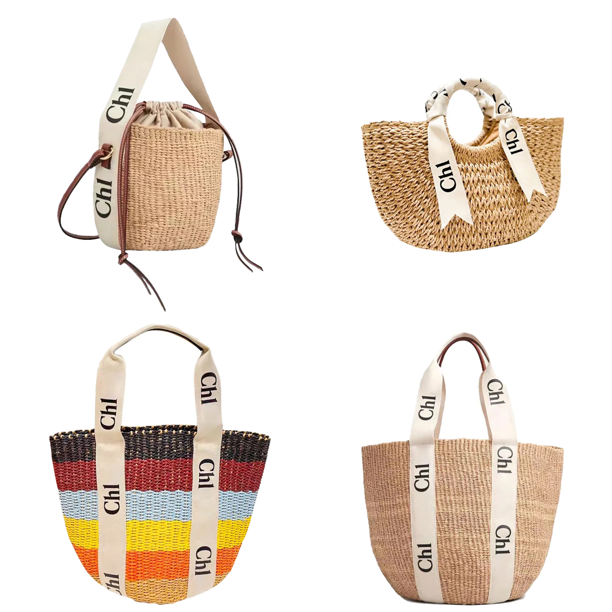 

High capacity Straw Designer Stuff Sacks totes Womens cross body travel Braided bags handbags wholesale basket Raffia Bag clutch mens purses Shoulder top handle bag