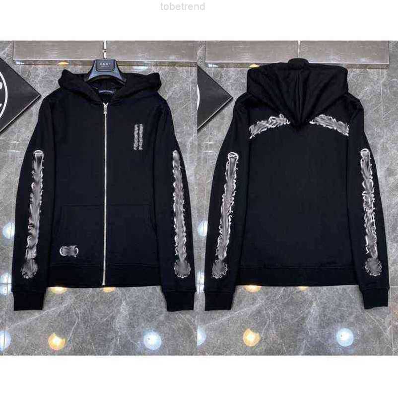 

3A Classic Mens Zipper Ch Hoodies Designer Horseshoe Sanskrit Cross Print Pullover Heart Hoody Sweatshirts Sweater Luxury Woman Jackts Fate, Shipping fee