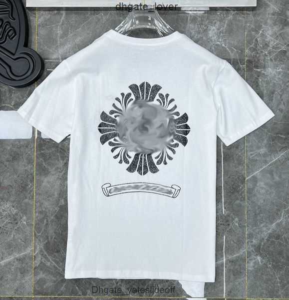 

Classic Mens Heart t Shirt Fashion Ch High Quality Chromes Brand Letter Sanskrit Cross Pattern Sweater T-shirts Designers Pullover Topst2b5t2b5, 20