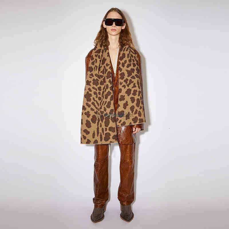 

Scarves Ac Leopard Thickening Cashmere Scarf Winter Warm Shawl WomenHS29