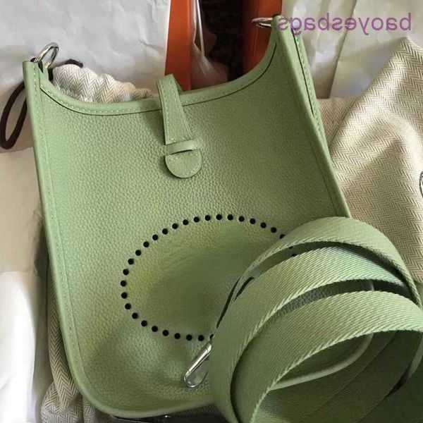 

Designer Bag Evelynbag Bags Tote 2023 h Hand Sewn Wax Thread Mini Cowhide Women's Togo Leisure 18cm With Logo OJ7Y