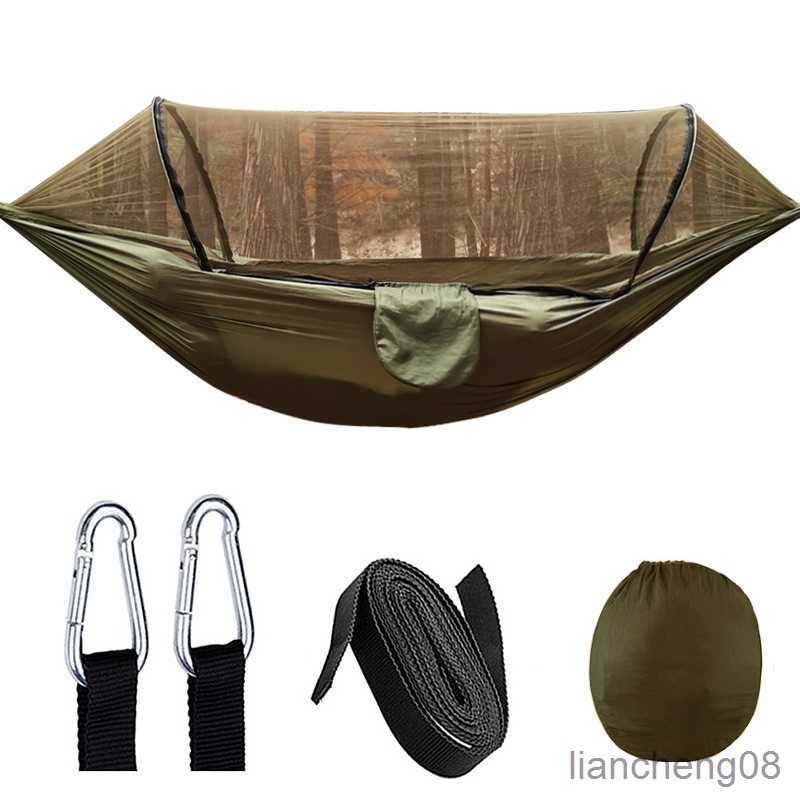 

Hammocks 26Mx14M Automatic Quick-opening Net Hammock Outdoor Camping Hammock swing Rocking R230613
