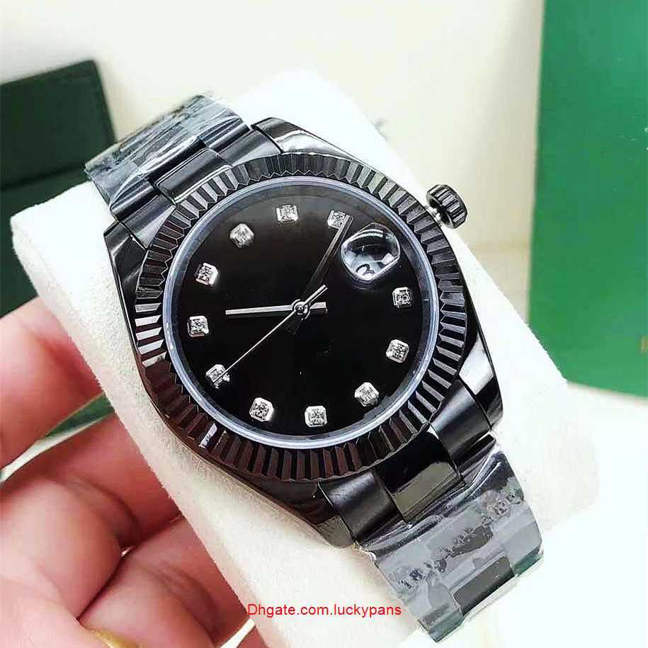 

R olax Luxury Master design automatic mechanical men's watch luxury fashion dial large window calendar folding buckle sapphire glass ayw 0FIK 936S