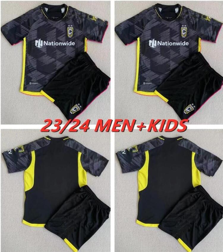

23/24 Columbus Soccer Jerseys Crew 2023 2024 home away JONATHAN DEGENEK NAGBE P.SANTOS CUCHO ZELARAYAN ZARDES Vallecilla fans player kit kids football shirts